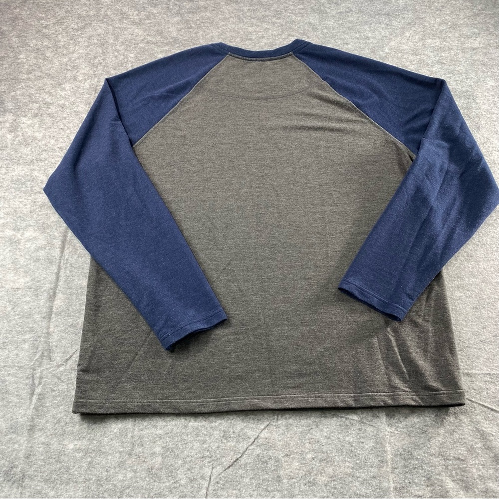 Orvis Mens Blue/Gray Classic Collection Raglan Performance T-Shirt‎ Size XL